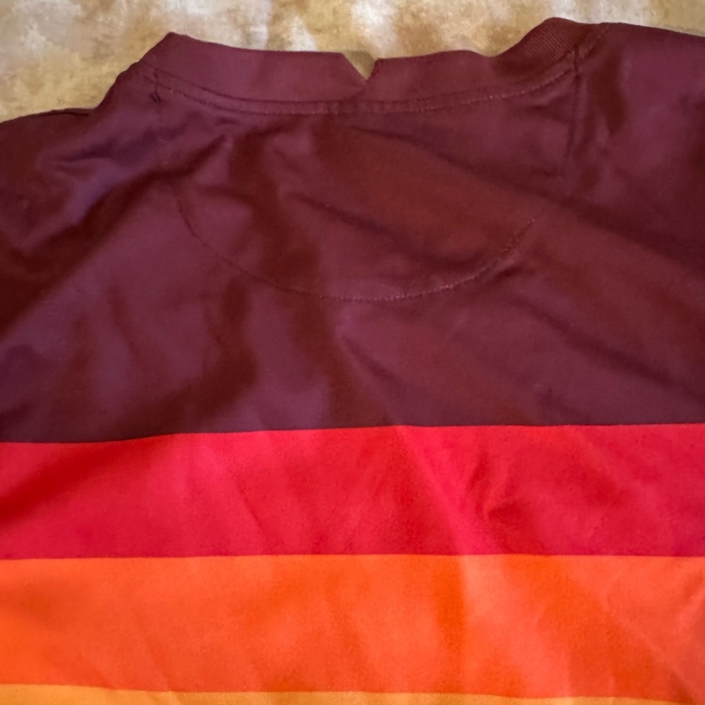 Roma Nike Dri Fit Maroon and Orange Jersey XL - Picture 13 of 15